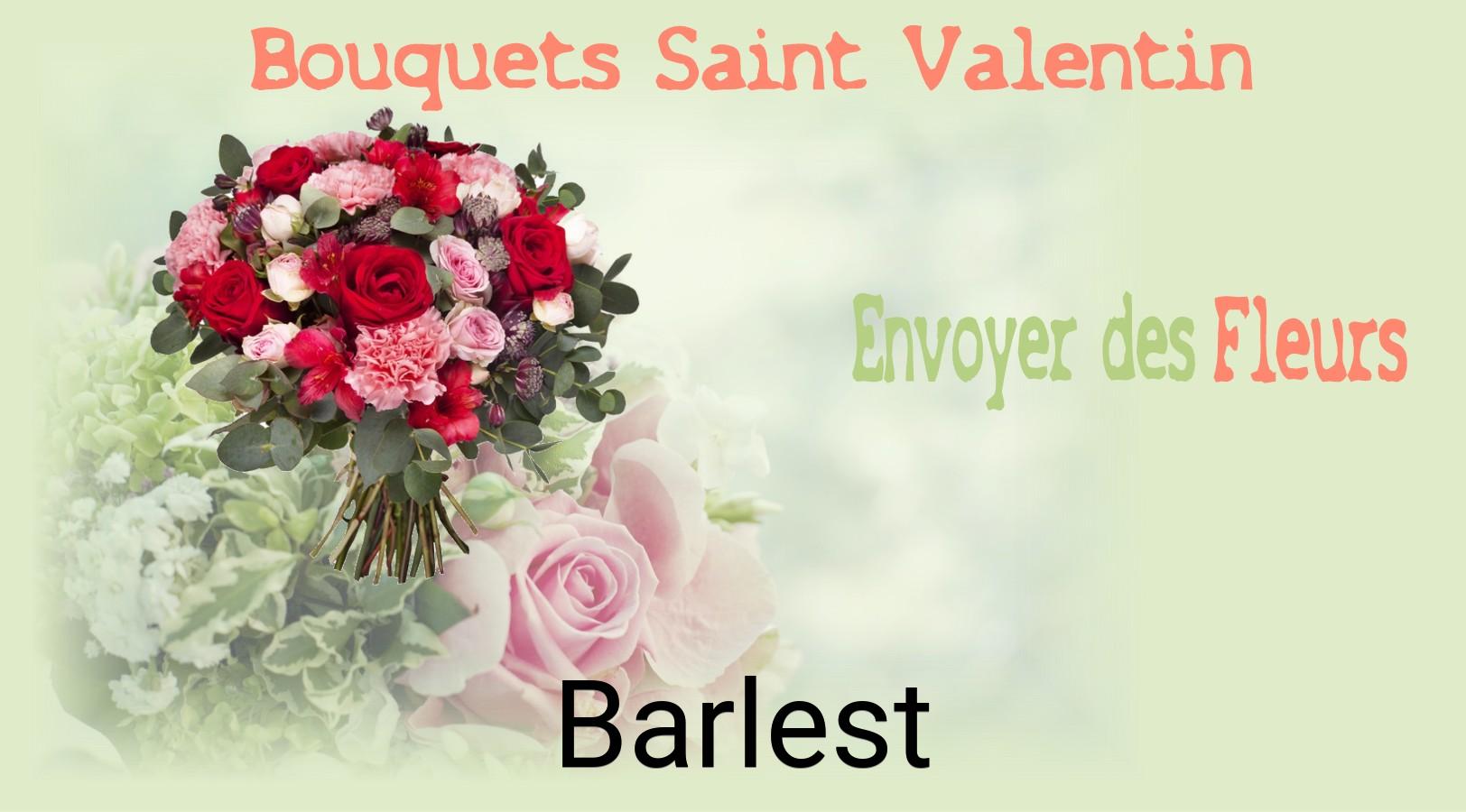 Roses de Saint-Valentin livrées à Barlest